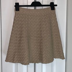 Ramona LaRue Tan Woven Skirt